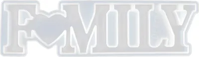 Produktbild von DIY Home Family Love Epoxidharz Gussform Schimmelpilz Orament Making Silikonform-Familie