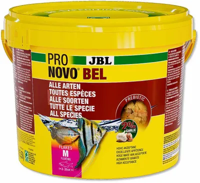 Produktbild von JBL ProNovo Bel Flakes 5500 ml Hauptfutter-Flocken für alle Aquarienfische