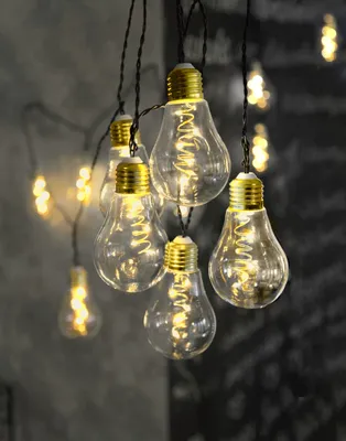 Immagine prodotto di Luci LED per feste Glow - 10x 5 LED bianco caldo - lampadine trasparenti - L: 3,6m - per uso interno
