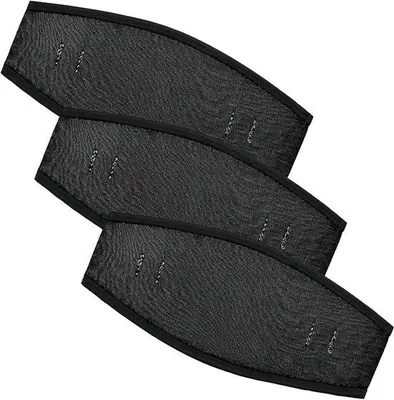 Immagine prodotto di Tre pezzi di cordino in neoprene per immersioni e snorkeling: rosa, blu e nero