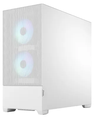 Produktbild von Fractal Design Pop Air, Tower, PC, Weiß, ATX, micro ATX, Mini-ITX, Stahl, Gehärtetes Glas, Gaming