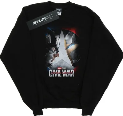 Produktbild von Marvel Studios - "Civil War" Sweatshirt für Herren BI40717 (M) (Schwarz)