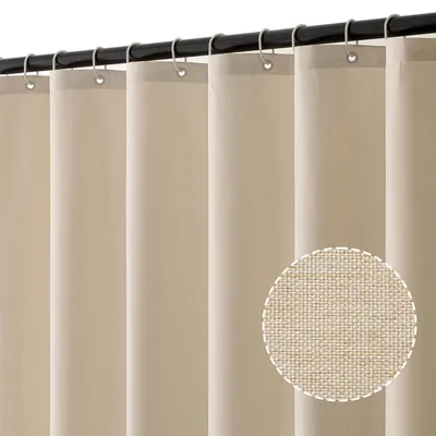 Immagine prodotto di Tenda da doccia con texture simile al lino, dimensioni 200 x 240 cm, impermeabile