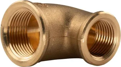 Produktbild von Messing Gewinde-Fitting 90° Winkel reduziert 1/2' IG (DN15) - 3/4' IG ( DN20) - schwere Ausführung