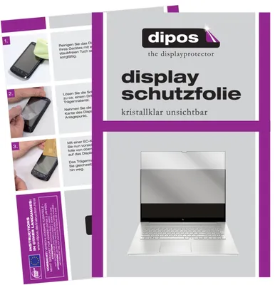 Produktbild von 2x Schutzfolie für HP Envy 17-CG1567NG klar Displayschutzfolie Folie Display Schutz dipos