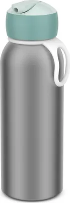 Produktbild von Mepal - Thermoflasche Flip-up Campus - Isolierte Trinkflaschen für Kinder - Edelstahl Thermosflasche - 4 Stunden heiß & 12 Stunden kalt - BPA-frei - 350 ml - Cool mint