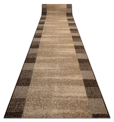 Imagen del producto de Alfombra de pasillo KARMEL Etna marco, arena - tuerca 100cm beige 100x1400 cm