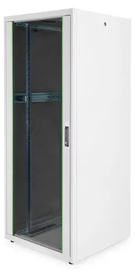 Produktbild von Netzwerkschrank Dynamic Basic Serie - 800x800 mm (BxT) (hellgrau, 42 Höheneinheiten)