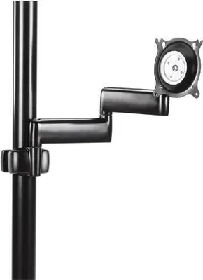 Productafbeelding van Chief, verstelbare wandhouder voor platte schermen, dubbele arm, draagvermogen 18,1 kg, kantelbereik -15° tot +15°, zwart, afmetingen 287 x 435 x 119 mm