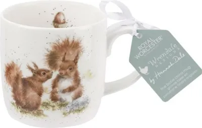 Produktbild von Wrendale Designs Porzellan-Becher Eichhörnchen unter Freunden