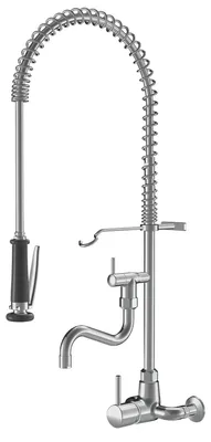 Produktbild von KWC Gastro-Geschirrwaschbrause, Einhand, Schwenkauslauf 160°, 39l/min, Chrom, 1 Stk.