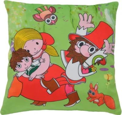 Produktbild von Mubrno Kissen 25x25cm Rumcajs,Obstgär
