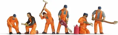 Produktbild von NOCH Gleisbautrupp, HO (1:87), Mehrfarbig