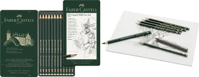 Produktbild von FABER-CASTELL Bleistift Castell 9000 12er Art Set