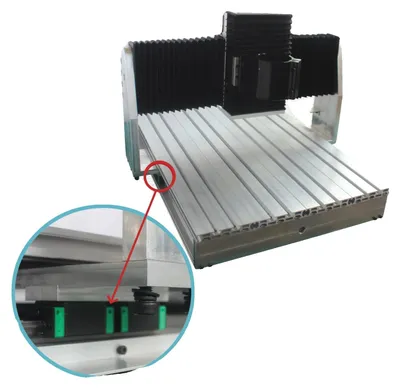Image de Fraiseuse CNC, châssis en aluminium, utilisation de bureau, pince 3040-43 mm