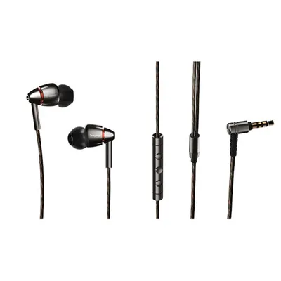 Produktbild von 1More E1010, Kabelgebunden, 20 - 40000 Hz, Anrufe/Musik, 18,5 g, Kopfhörer, Schwarz, Rot