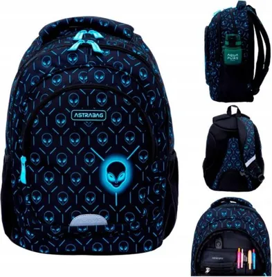 Produktbild von Plecak Astrabag Neon Ufo AB300