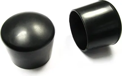 Produktbild von Ajile,  4 Stück, Schutzkappe aus Gummi für Rohraußen,Ø 42 mm, Schwarz, EVT142x4