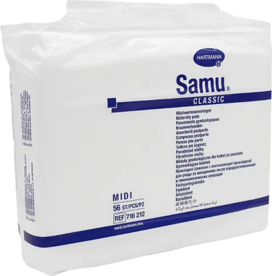 Produktbild von Hartmann Samu® Classic Midi Wöchnerinnen Vorlage | Packung (56 Stück)