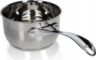 Image de Casserole - Casserole en acier inoxydable - Diamètre 16 cm - Volume 1,8 l - e FCM - Argent