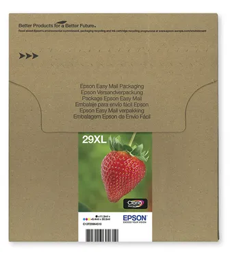 Produktbild von Epson Multipack 29XL EasyMail - 4er-Pack - XL - Schwarz, Gelb, Cyan, Magenta - original - versandfertig - Tintenpatrone - für Expression Home XP-245, 247, 255, 257, 332, 342, 345, 352, 355, 435, 442, 445, 452, 455