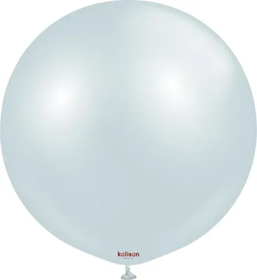Image de Kalisan AURA Ice Blue ballons en latex, bleu, 60 cm, 2 pièces.