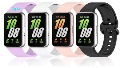 Produktbild von 4pz Correa Silicón Premium für Samsung Galaxy Fit 3