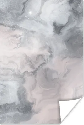 Produktbild von MuchoWow® Poster Wolken - Abstrakt - Malen 20x30 cm - Papierdruck
