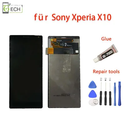 Produktbild von Für Sony Xperia X10 i3123 Ersatz LCD Display schwarz Touchscreen Digitizer