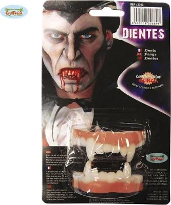 Produktbild von Vampir Zähne aus Latex für Erwachsene