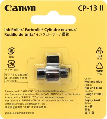Obrázek produktu pro Canon CP-13 II, Barvicí tiskárnový váleček, InkJet, Modrá, Červená, Mp120-mg, Mp121-mg, 1 kusů