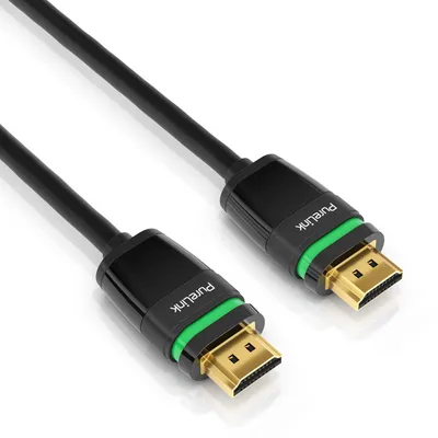 Zdjęcie produktu dla PureLink 0.5m, 2xHDMI, 0,5 m, HDMI Typu A (Standard), HDMI Typu A (Standard), 3840 x 2160 px, Kompatybilność 3D, Czarny