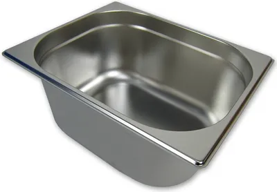 GN 1/2 Gastronormbehälter GN-Behälter Edelstahl 9,5 Liter Tiefe 150mm