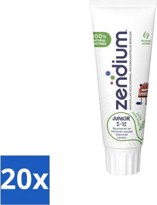 Immagine prodotto di Zendium dentifricio junior 75 ml - confezione risparmio - 20 pezzi