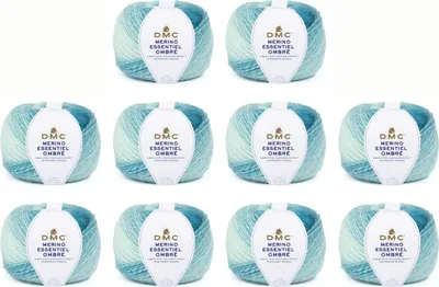 Produktbild von 5x DMC Merino Essentiel Ombré – Farbverlaufsgarn aus 50 % Wolle & 50 %.Polyacryl (Color 1010)