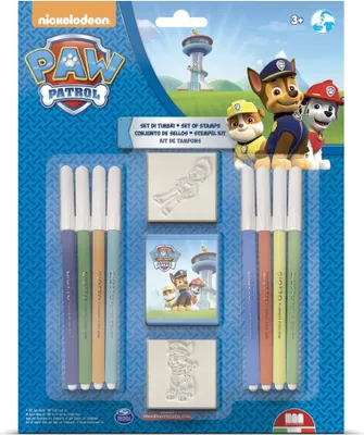 Zdjęcie produktu dla Multiprint Paw Patrol, Zestaw stempli dla dzieci, 3 lat(a), Nietoksyczne, Wielobarwny