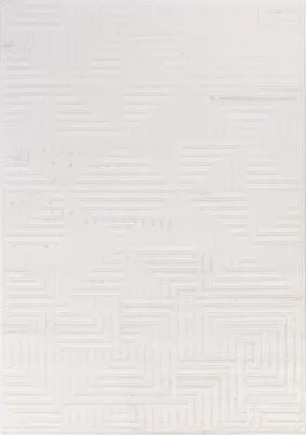 Produktbild von Villa Möbel Sahique Wohnzimmer-Teppich, Designteppich, Geometrisch Design, Farbe:Creme, Grösse:120x170 cm