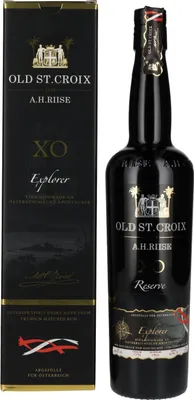 Image de Old St. Croix A.H. Riise XO Explorer Reserve Austria Edition 40% Vol. 0,7l en boîte cadeau