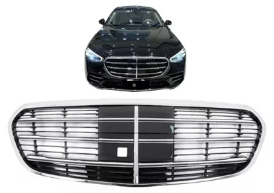 Imagen del producto de Rejilla delantera para Mercedes Clase S W223 2020 en adelante, tipo berlina.