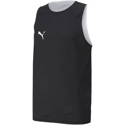 Zdjęcie produktu dla Koszulka treningowa do koszykówki Puma dla mężczyzn, biało-czarna, rozmiar XXL