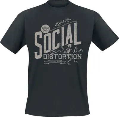 Produktbild von Social Distortion T-Shirt Herren Premium Grade schwarz XL