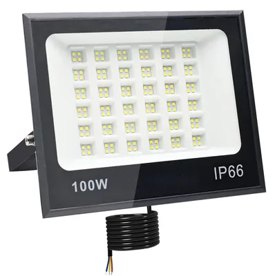 LED-Strahler 100W 10000lm IP66 kaltweiß 6500K 2m Kabel