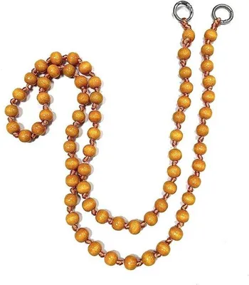 Produktbild von 120 cm helle Farbe Holz Kettchen Handyschnur - Abnehmbare Handyschnur Umhängetuch Universal Anti-Verlust Handyschnur Damenketten