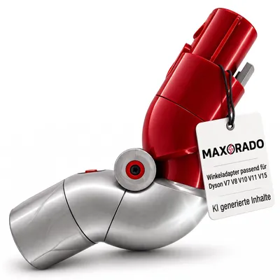 Hoekadapter für Dyson V7–V15, 90° Winkel, Kunststoff