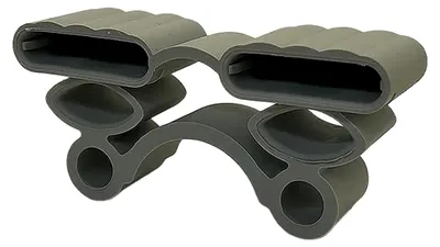 Produktbild von 10er Set Kappen zur Befestigung von Leisten im Lattenrost (116 x 36 x 32 x 8,5 mm)