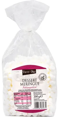 Produktbild Fiore Mio Dessert Meringue Classic Mini Schaumgebäck Tropfen 200g
