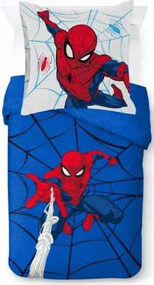 Produktbild von Marvel Spider-Man Webtastic Bettwäscheset aus 100% Baumwolle für Einzel