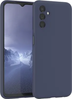 Produktbild von EAZY CASE Silikonhülle für Samsung Galaxy A13 4G Silikon Backcover Schutz in Blau