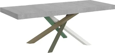Produktbild von Ausziehtisch 160/420x90 cm Volantis Premium Beton mehrfarbig Beine 4/A