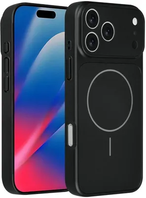 Productafbeelding van TUNIQ AG Matglazen achterkant voor iPhone 17 Pro Max - Zwart
